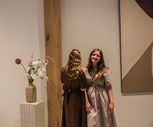 Mira jurk Chocolat brown