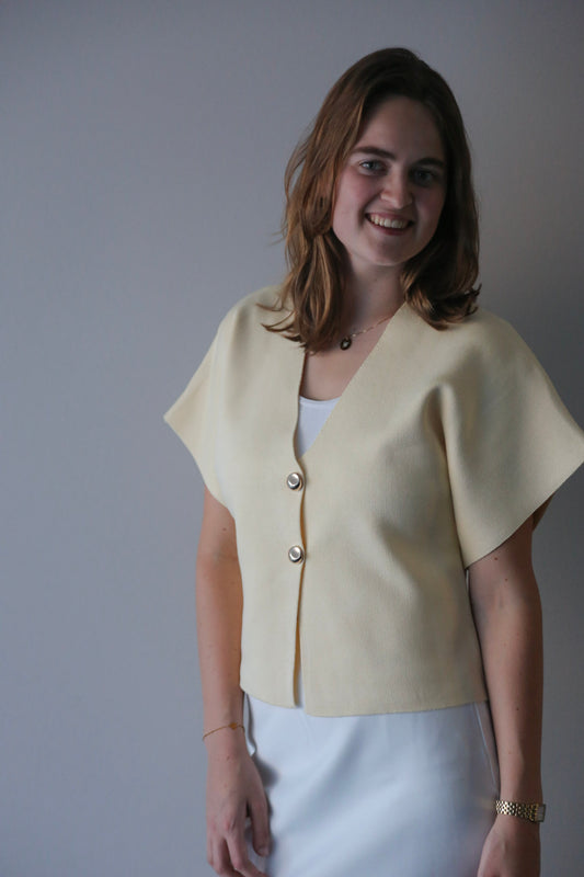 Lucy vest butteryellow