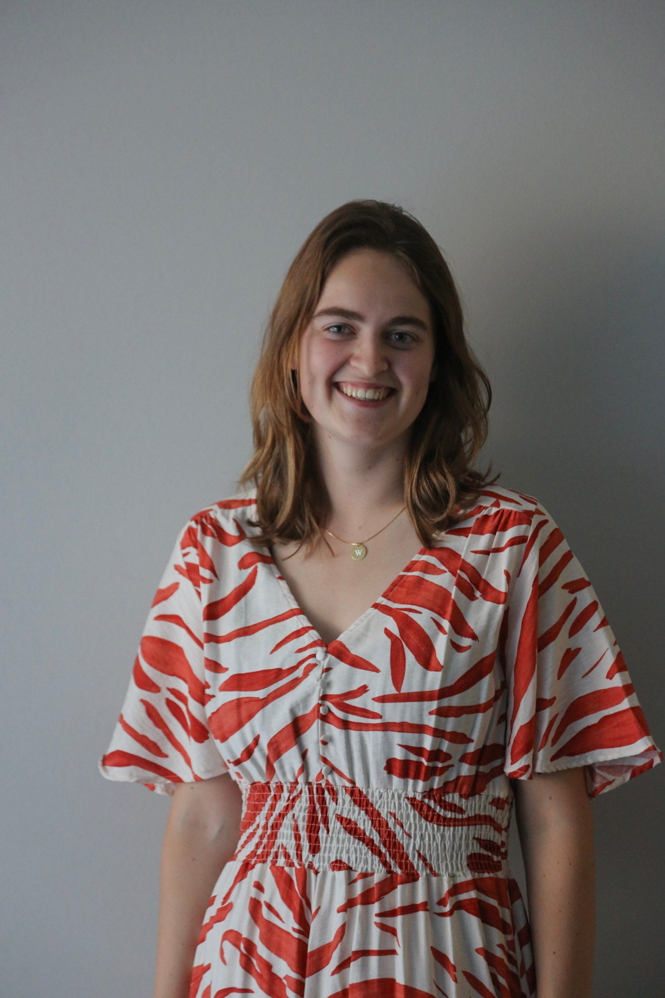 Sienna jurk print oranje