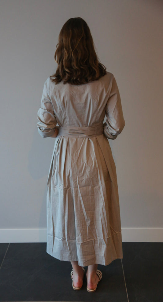 Amber blousejurk grijs