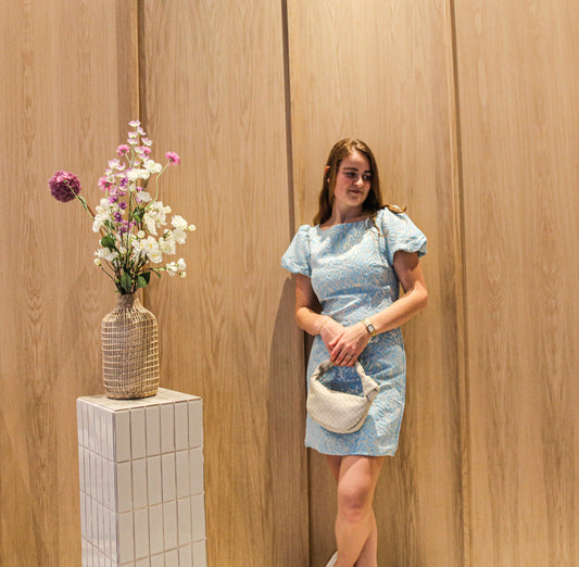 Lotte jurk lichtblauw