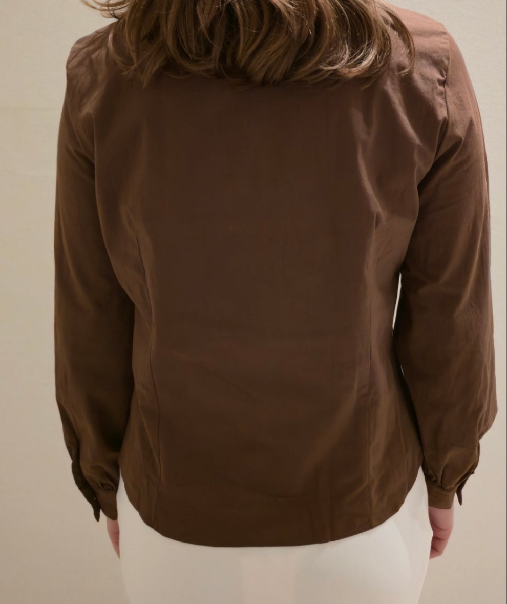Blouse bruin
