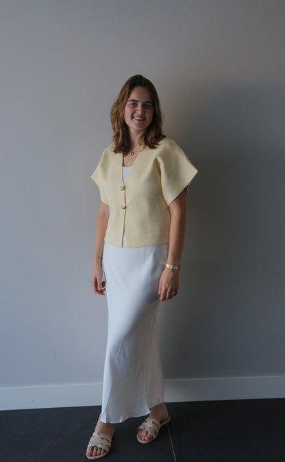 Lucy vest butteryellow