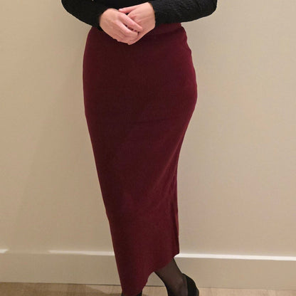 Bodycon rok bordeaux