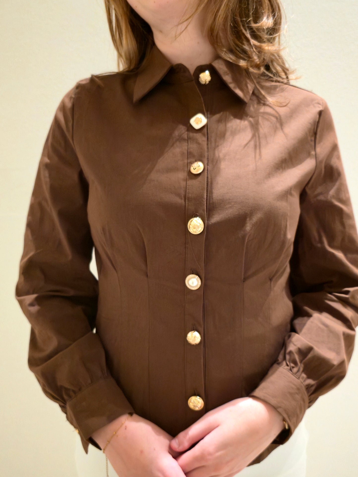 Blouse bruin