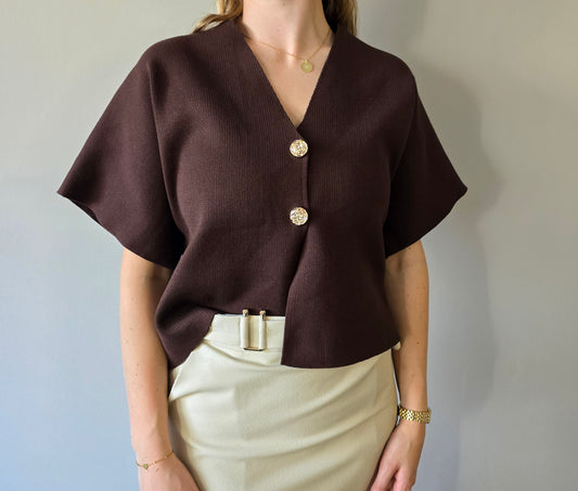Lucy vest brown