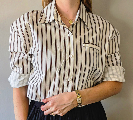 Lignes streepblouse