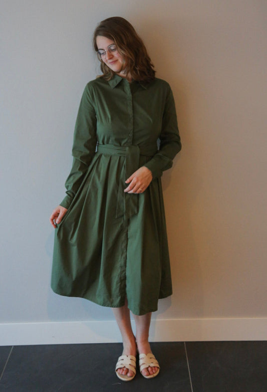Amber blousejurk groen