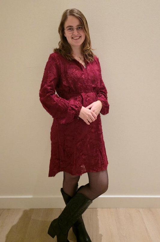 Jurk lizet bordeaux