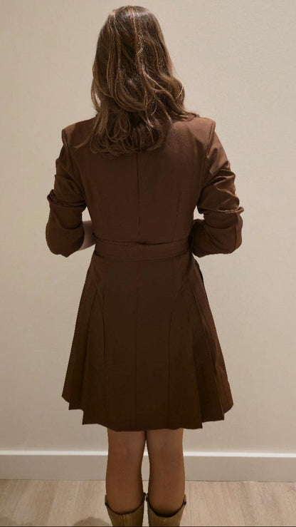 Blazerjurk strik camel