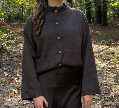 Vest zakken taupe