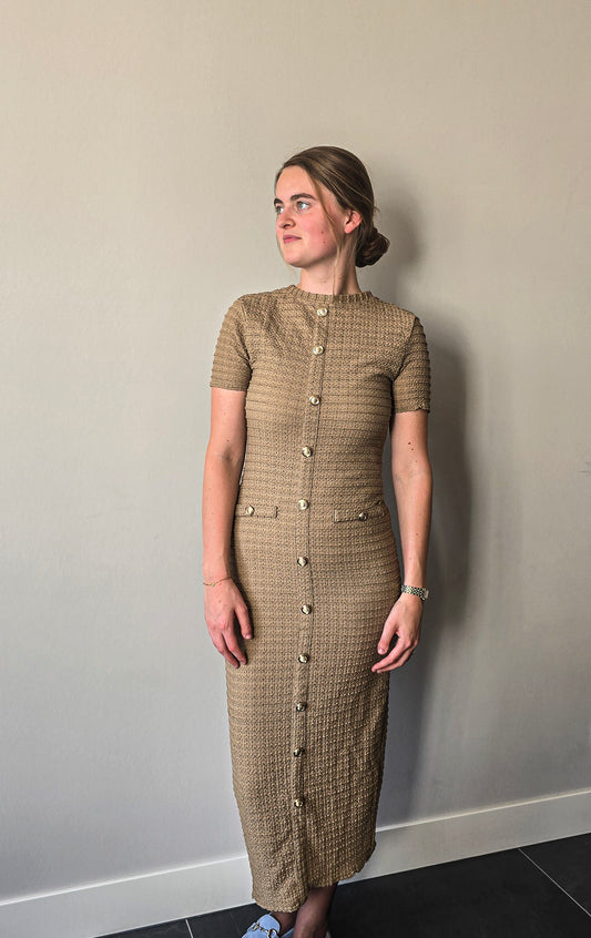 Romy jurk Camel