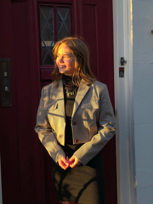 Bodycon jurk zwart met subtiele glitter